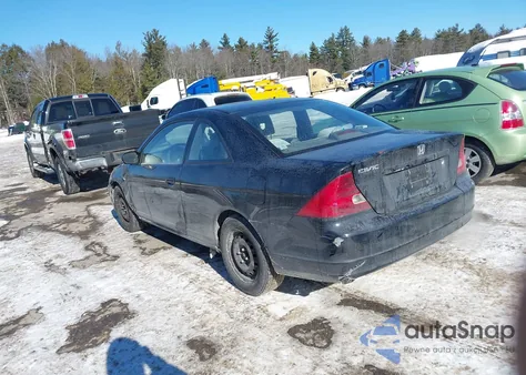 2002 Honda Civic Ex из США, поврежденный, VIN 1HGEM22902L051115